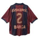 Travis Scott x Nike Camiseta FC Barcelona Retro 2000/01 Home Skeleton