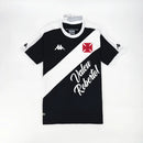 Camisa Kappa Vasco I 2024/25 Torcedor Masculina - Preta "Valeu Roberto"