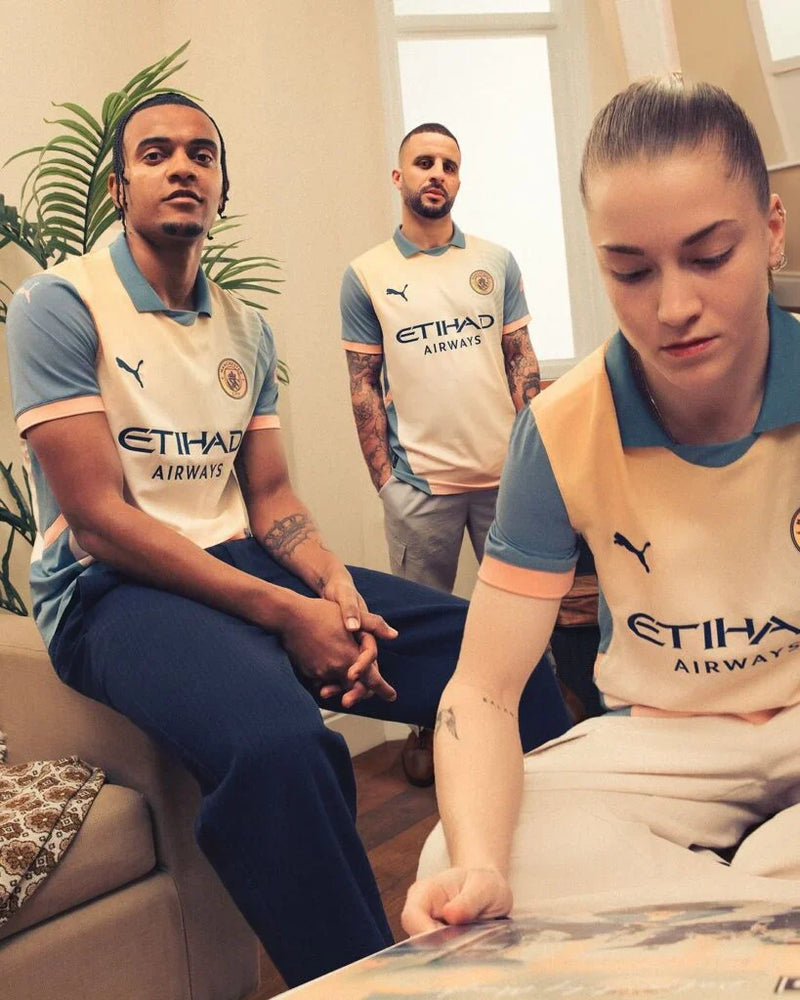 Camisa Manchester City X Oasis Edição Especial 24/25 - Torcedor Puma Masculino