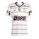 Camisa Flamengo Away 23/24 - Libertadores 2023 - Torcedor - Masculino - Branco
