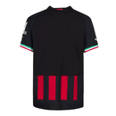 Camisa Milan Home 22/23 - Torcedor - Masculino - Preta e Vermelha