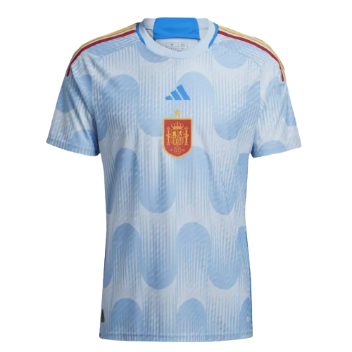 Camisa Seleção Espanha Away 22/23 - Copa do Mundo 2022 - Torcedor - Masculina -Azul
