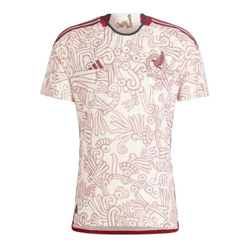 Camisa Seleção México Away 22/23 - Copa do Mundo 2022 - Torcedor - Masculina - Branca