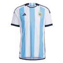 Camisa Seleção Argentina Home 22/23 - Copa do Mundo 2022 - Torcedor - Masculina - Azul e Branco